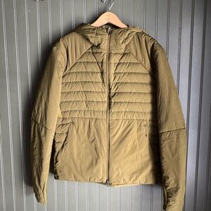 Men's Olive Green Lululemon down Puffer Jacket